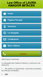 Mobile Screenshot of abogadahispana.com